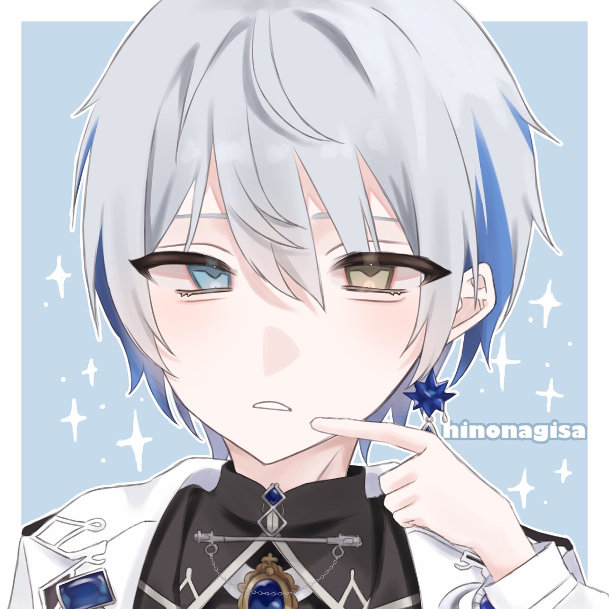 na_7c_'s tweet photo. とても声が好みです応援してます🪄︎︎❄️
 #氷ノ魔法書 #イラスト https://t.co/vAUZlYNxby