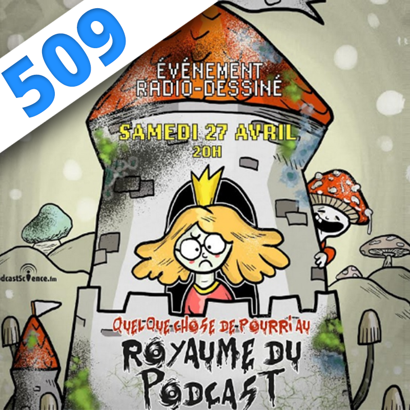 podcastscience's tweet photo. L'épisode de la Radio Dessinée #PS509 est arrivé prêt à être écouté avant date de péremption ! 🥳 Sur le thème de la #Putréfaction : il y a quelque chose de pourri au royaume du podcast 🏰 ➡️ https://t.co/O44hjqYsNz https://t.co/8ufdgmVcaM