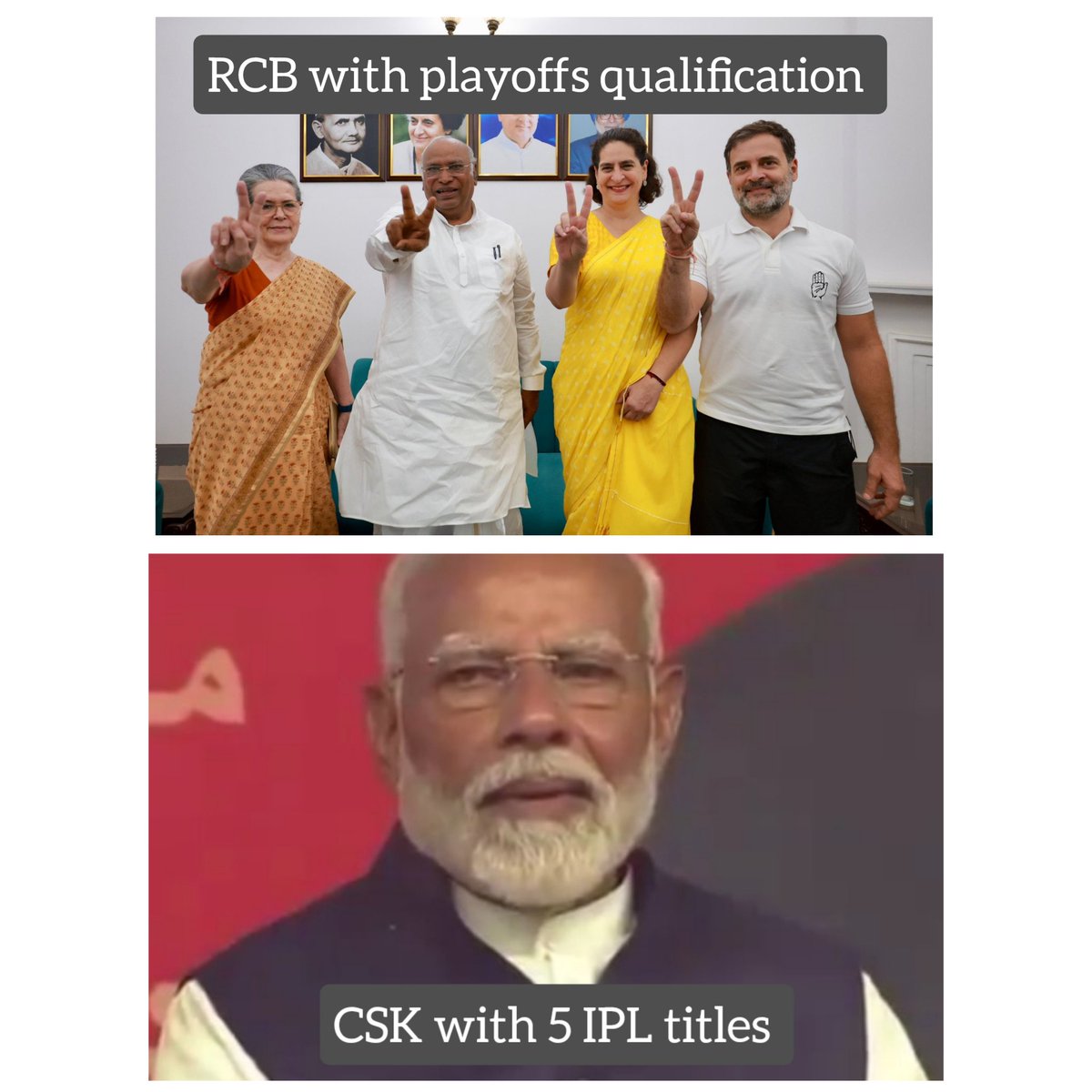 1sInto2s's tweet photo. election results in IPL terms 

#electionresults https://t.co/Dp3XrvyFh2