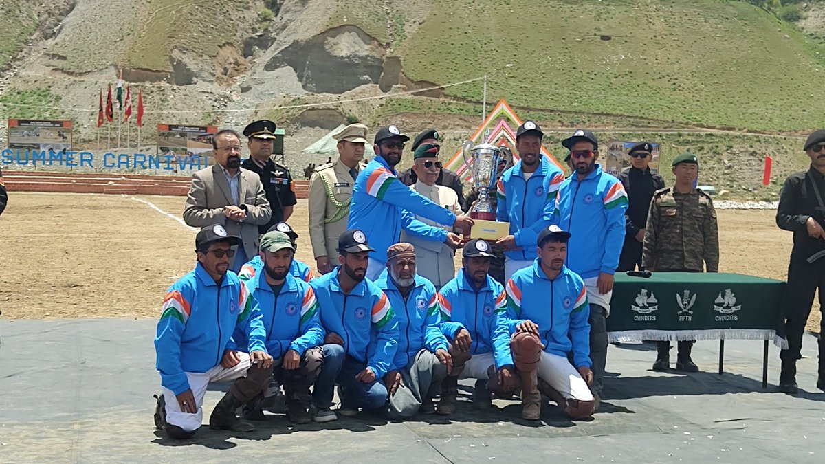 drassonline's tweet photo. DrasSummerCarnival2024 org by #ForeverInOperationsDivision on 03 Jun The grand finale culminated with felicitation of sportspersons and artists by Brig(Dr)BD Mishra(Retd), Honorable Lieutenant Governor UT of Ladakh @adgpi @CRSDras @Aminpolo9 @LaPolo https://t.co/DBfX3ADjh4