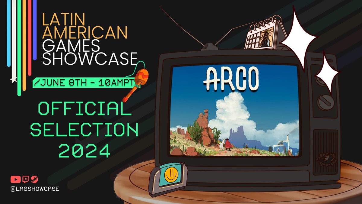 ArcoGameDev's tweet photo. 🌵Arco is taking part of @LAGShowcase  #LAGS2024 this week! If you are curious about an *unseen* bossfight in the game, tune the show up this 8th June. We'll teach you how to fight a unique and dangerous creature as a team🔪🏹 https://t.co/J7t5xTeMIl