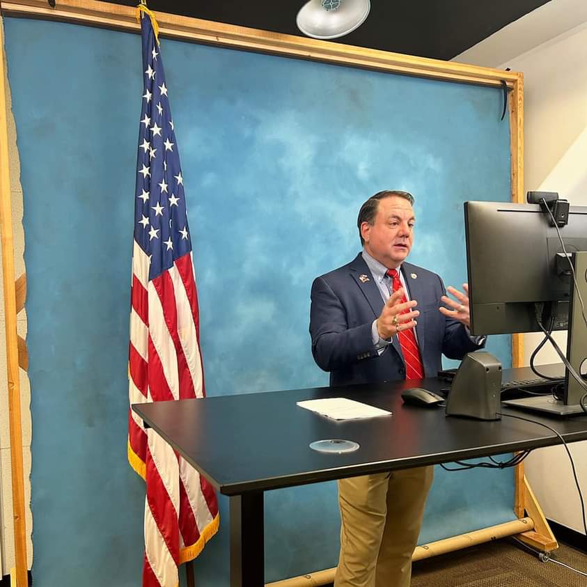 A day at the office. Multiple press engagements today... Let’s talk about border policy.