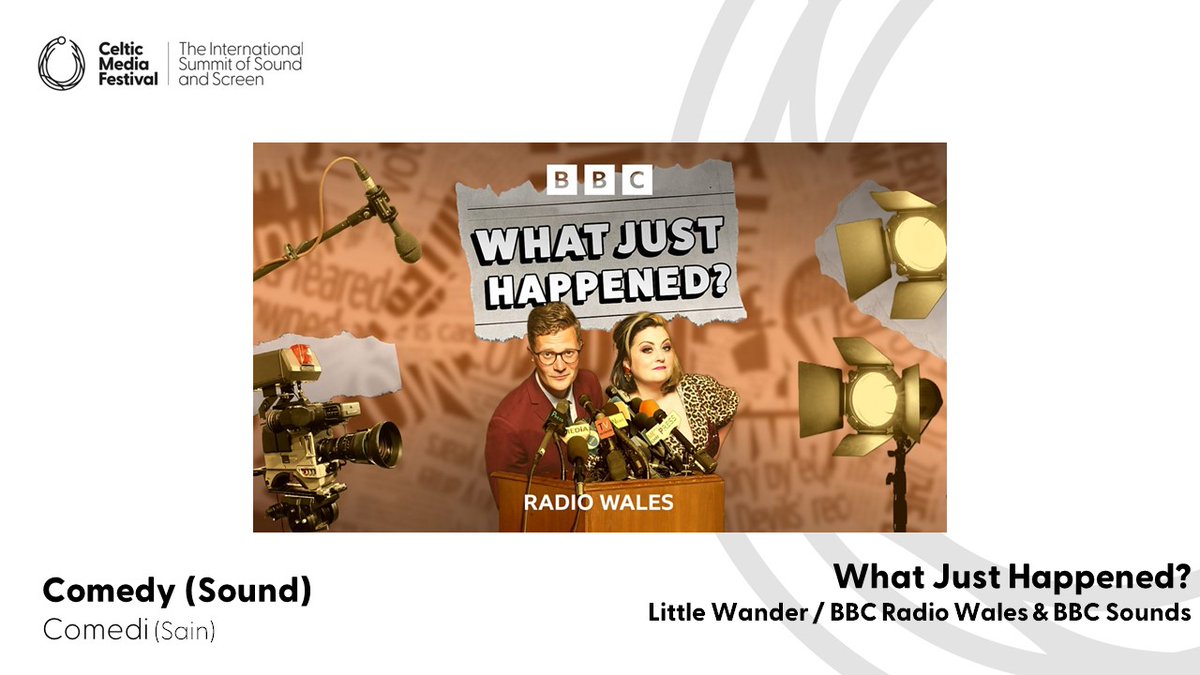 😂 The winner in the #ComedySound category is
✨What Just Happened? <a href="/LittleWander/">Little Wander</a> <a href="/BBCRadioWales/">BBC Radio Wales</a>✨
#CelticMedia #TorcAwards
