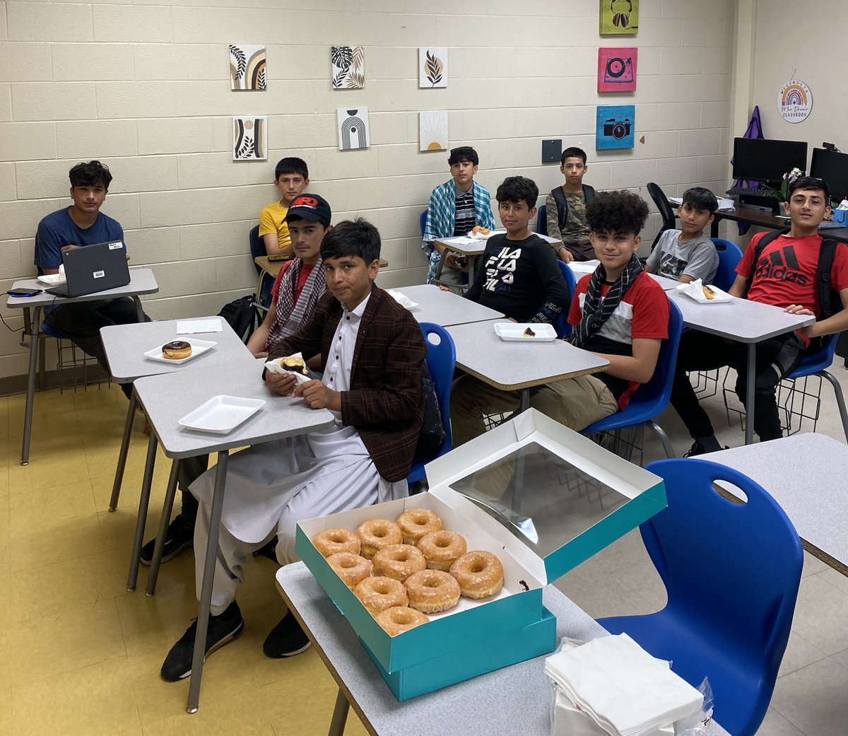 Kristin Garcia (@krgarcia210) on Twitter photo Donut party to celebrate <a href="/NISDHobby/">William P Hobby</a> Cricket Team for winning FIRST Place in <a href="/NISD/">Northside ISD</a>'s 1st Middle School Cricket Team!! π
So proud of these young men for representing their school and their home Country with such pride!! A BIG Thank you to <a href="/ElCarranco1/">Lawrence Carranco</a> for leading the team! ππ¦π« Donut party to celebrate <a href="/NISDHobby/">William P Hobby</a> Cricket Team for winning FIRST Place in <a href="/NISD/">Northside ISD</a>'s 1st Middle School Cricket Team!! π
So proud of these young men for representing their school and their home Country with such pride!! A BIG Thank you to <a href="/ElCarranco1/">Lawrence Carranco</a> for leading the team! ππ¦π«