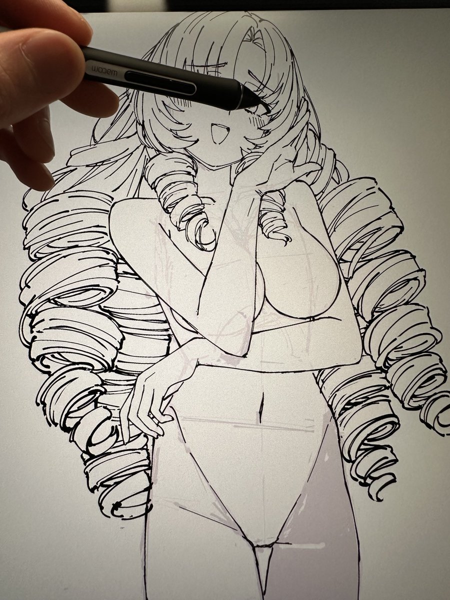お嬢様ロール描くの上手すぎる 