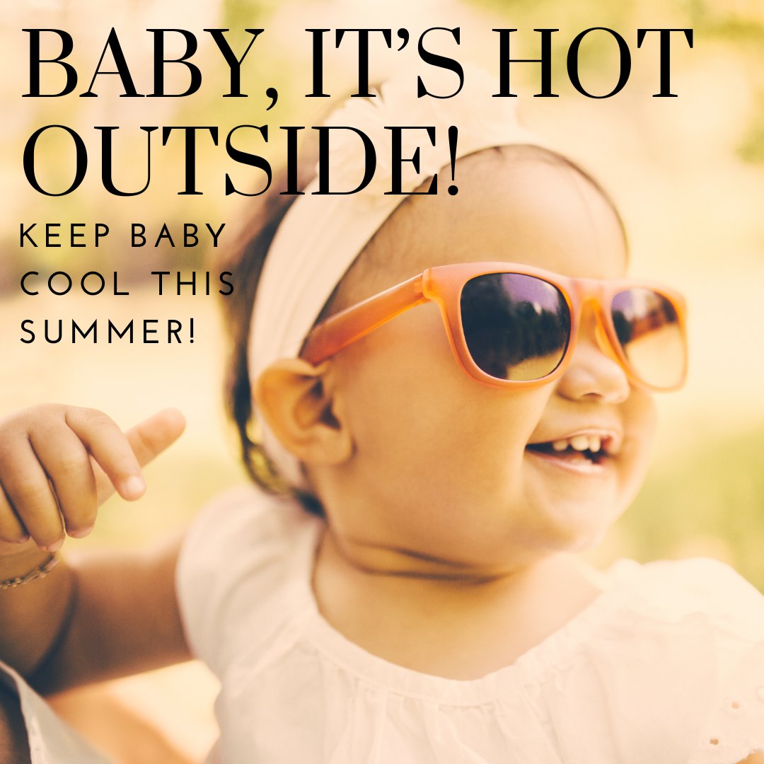 IowaSids's tweet image. Things are heating up! Keep your baby comfortable without overheating this summer☀️:
🌡 Dress baby in clothes suitable for the temperature of the room.
🧢 Take off baby’s hat when inside.
🥵 Watch for signs of overheating, such as sweating or hot, red skin.