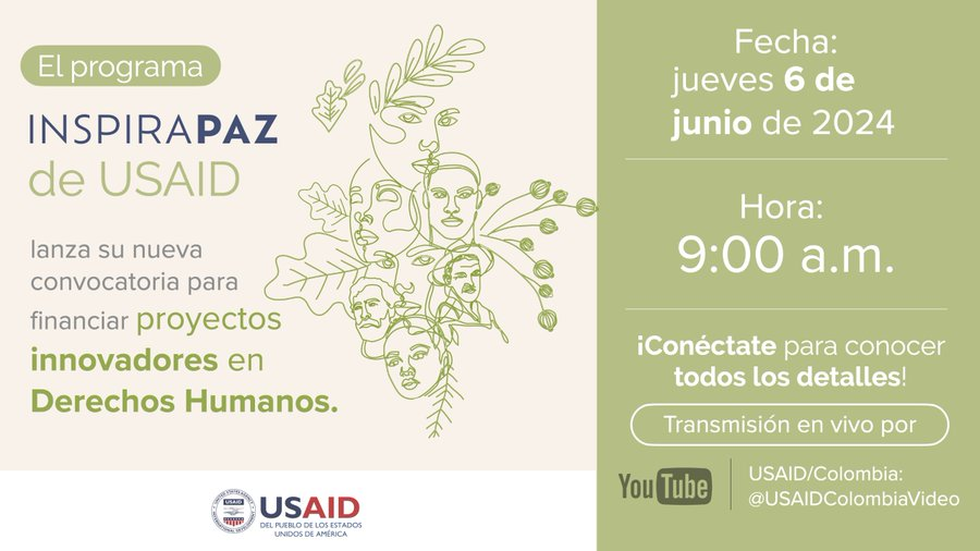 Indepaz's tweet photo. Participa en el lanzamiento de nuestra convocatoria para fortalecer a las organizaciones en sus capacidades para prevenir violaciones y autoproteger sus derechos. ¡Juntos por comunidades protegidas y por el derecho a defender derechos! #InspiraPaz #DerechosHumanos https://t.co/alvHFeO3KF