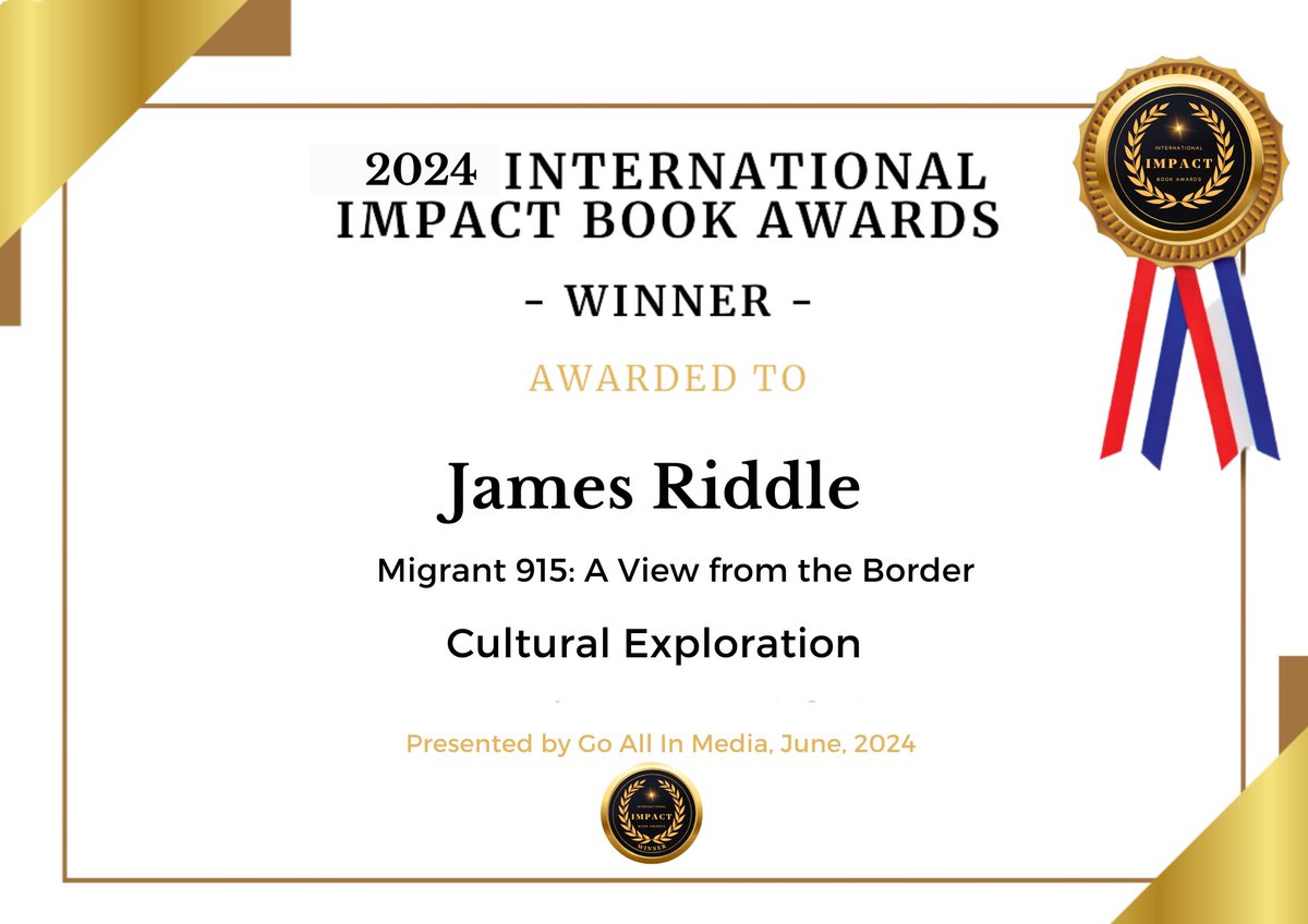 “Migrant 915: A View from the Border, by The Students of Horizon High School, El Paso, Texas,” is officially an International Impact Book Award winner for Cultural Exploration! <a href="/ClintISD/">Clint ISD</a> <a href="/RepEscobar/">Rep. Veronica Escobar</a> #RepTheH #ScorpionStrong #WeAreCLINTISD <a href="/HorizoncityC/">HorizonCity.com</a> <a href="/ElPasoTXGov/">City of El Paso</a>