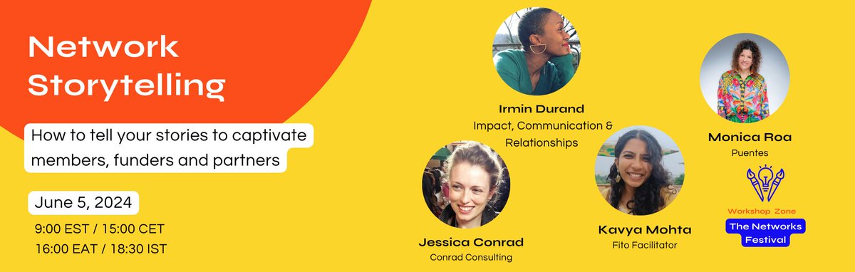 I'm so excited to join@FitoNetwork's June 5 session on network #storytellling! Join us at 9am ET to explore how to craft authentic stories that weave diverse perspectives and facilitate #learning for #systemschange. Registration and more info: bit.ly/3VsMXdm