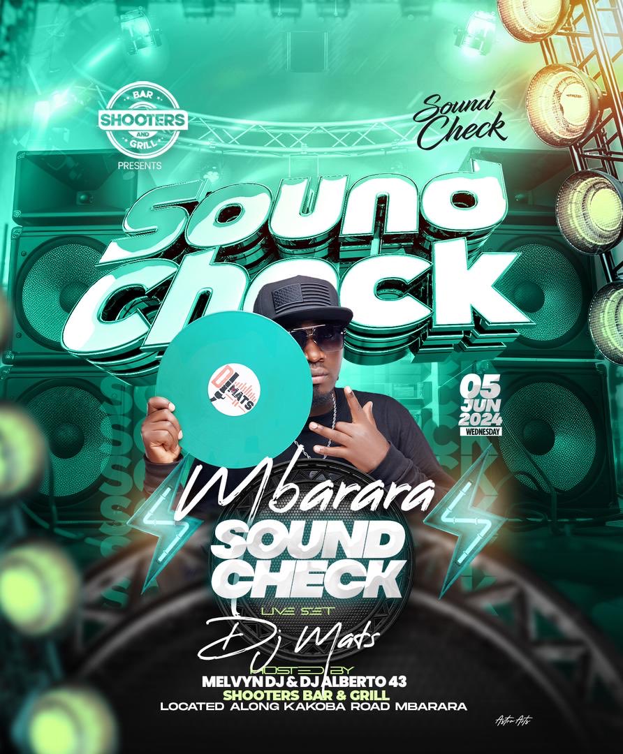 phantabae's tweet photo. A party that has @DjHjozeh and @DeejMats is a must attend party cause they deliver the best 🔥🔥💃💃let’s meet this Wednesday @ShootersBar_Mbr #SoundCheckMbarara 🍻🥂🍺 https://t.co/NgWYkgwnQ3