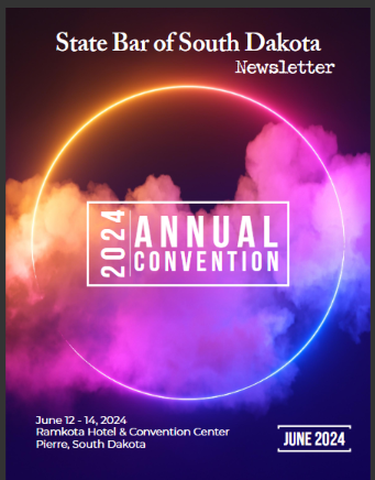 The June Newsletter is now available for your viewing. Check out the upcoming CLE’s and other events that are happening.

A2J Annual Golf Tournament REGISTRATION EXTENDED to June 10th!! pg. 13
members.statebarofsouthdakota.com/calendar/Detai…

ANNUAL MEETING!!

issuu.com/thestatebarofs…