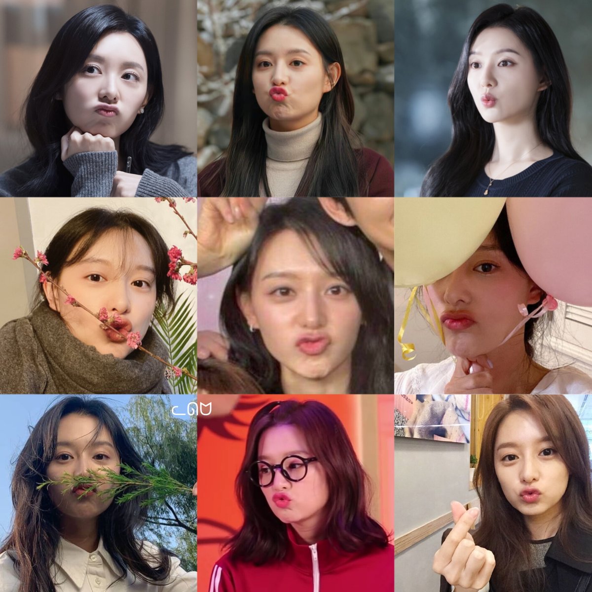 kjw_ily10000's tweet photo. that jiwonie pout we know and love https://t.co/f5N49RYRuV
