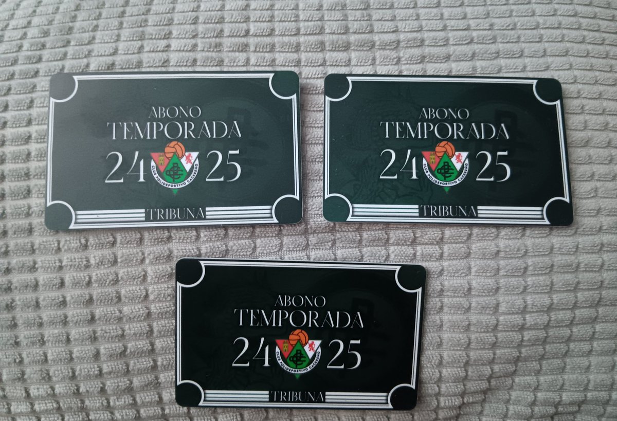 Tres abonos más para La Orden del Decano.
No lo pienses y abonate al equipo de tu ciudad.
<a href="/CPCacerenoSAD/">CP Cacereño 🟢🐉</a>