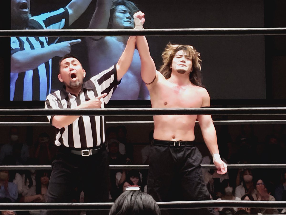 beerzcute's tweet photo. DDTプロレスリング
2024·5·26 後楽園ホール大会
観戦しました！3
#ddtpro https://t.co/aHgMV256Ar
