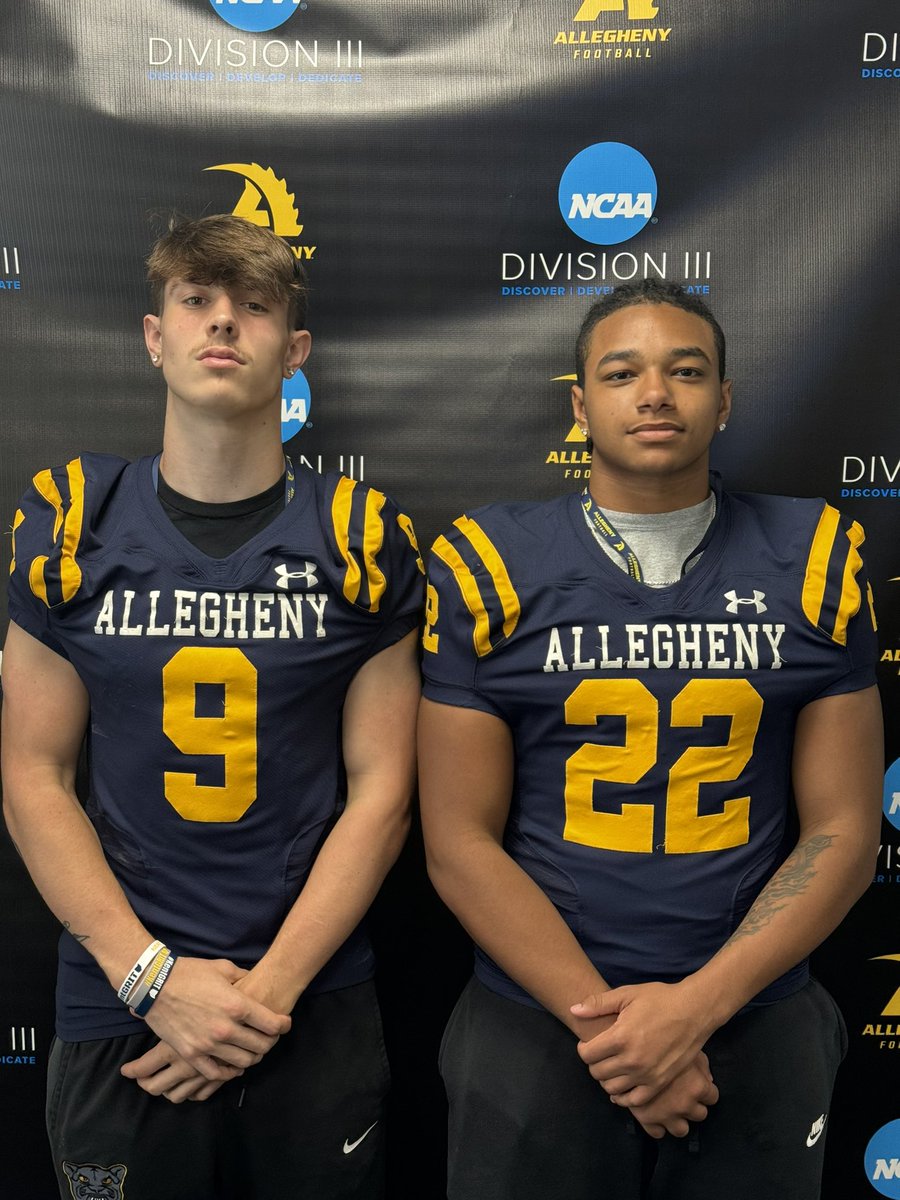 Had a great first visit at Allegheny College with <a href="/Coach_Layer/">Braden Layer</a> and the Gator staff. They had a great campus and made us feel at home, thanks for inviting me out. <a href="/AlleghenyFB/">Allegheny Football</a> <a href="/coachwilliams11/">Coach Devin Williams</a>