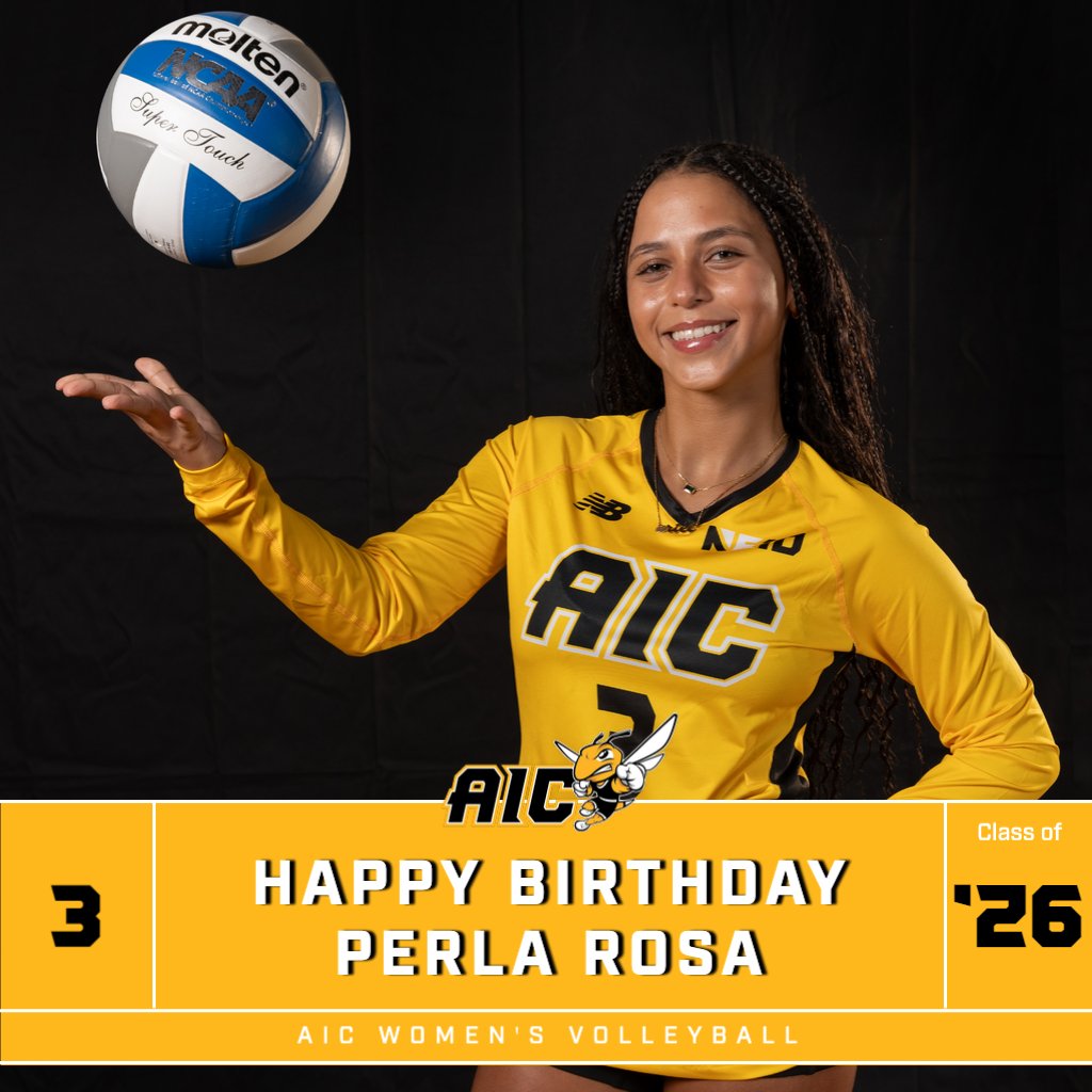 Wishing the happiest of birthdays to the happiest of liberos. 🥳

Have an awesome day, Perla Rosa! 🎁🎉🎂

#AICommitted