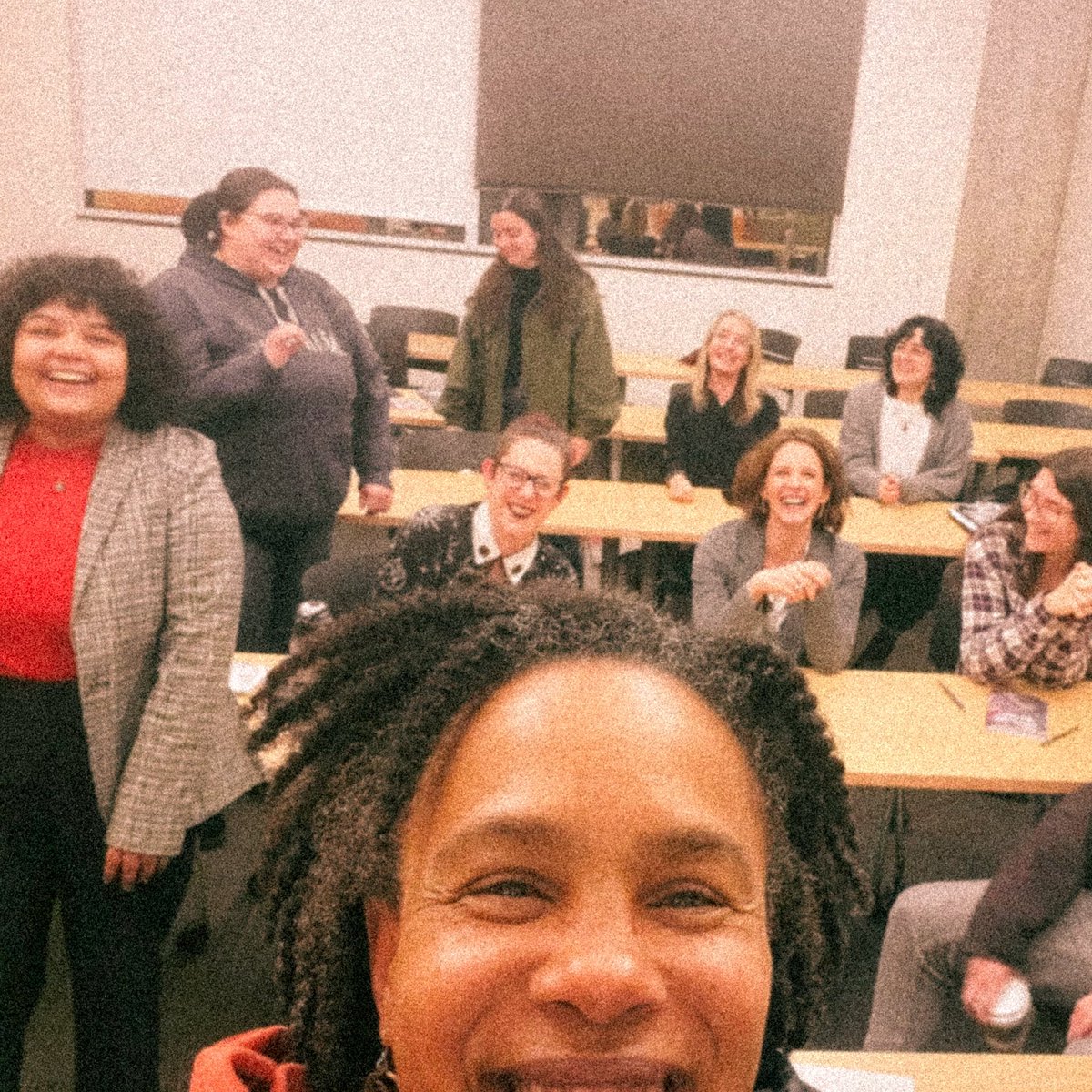 bethanykhudson's tweet photo. Year 1 of grad school is in the books! Halfway to my MFA &amp; I’m so grateful to be sharing the journey with this amazing group of humans! https://t.co/Wqa32wKfXM