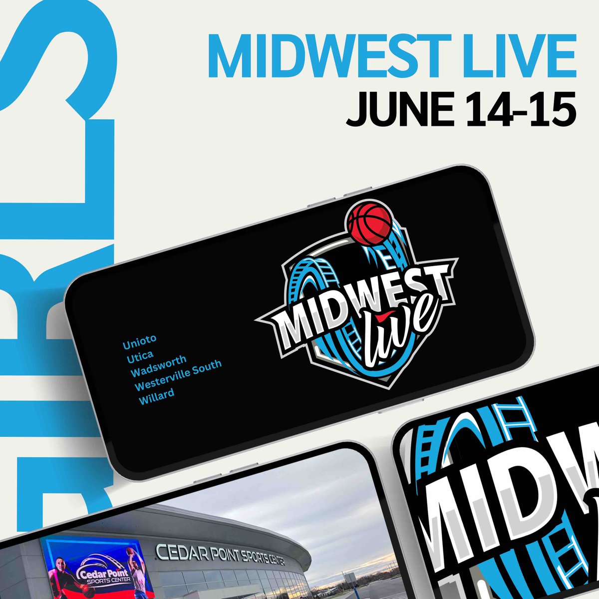 Let’s Go!!! 

Midwest Live (Girls) is less than two weeks away. The best teams/players in Ohio can be found in Sandusky, Ohio on June 14th/15th at the beautiful Cedar Point Sports Center.

#MWLiveGirls2K24
