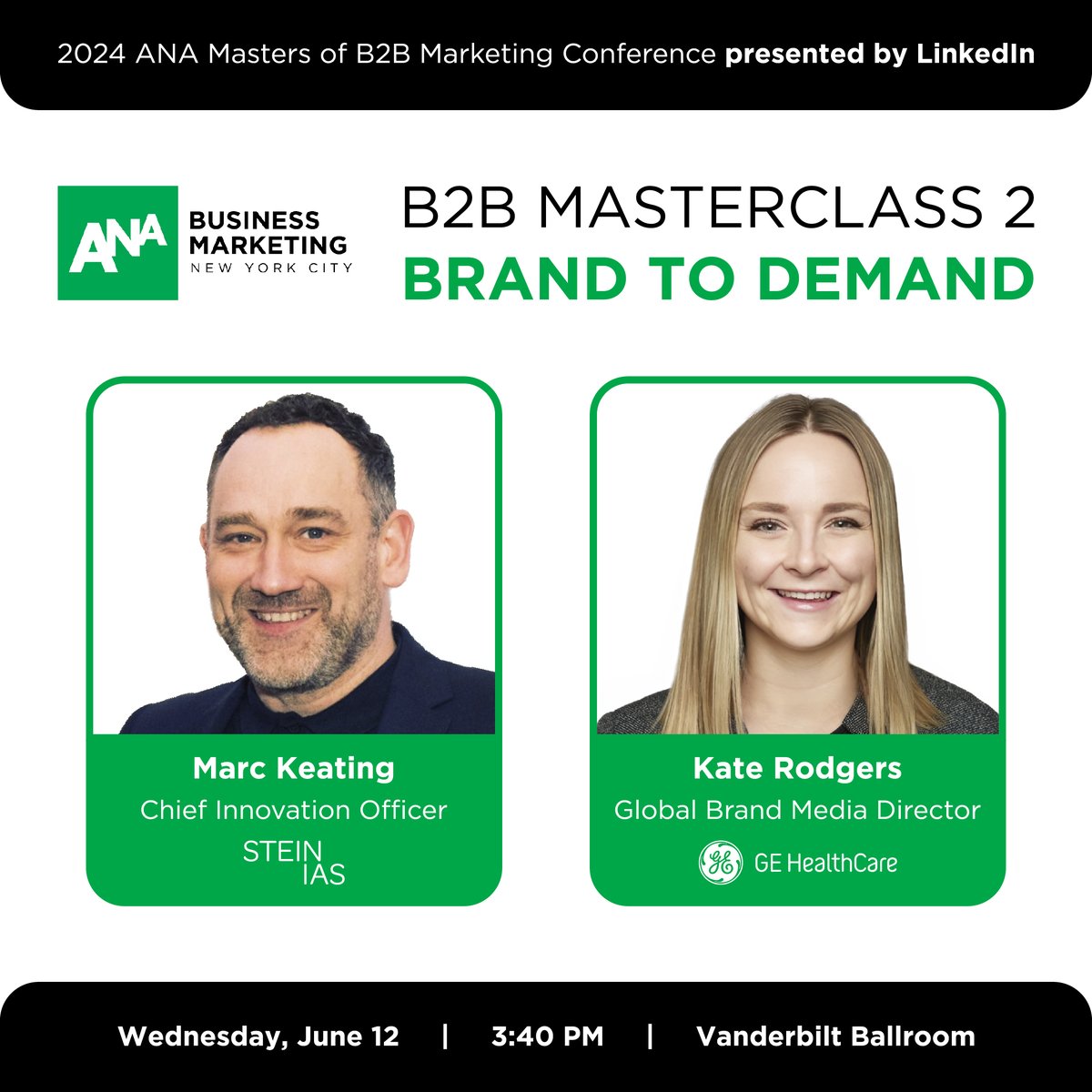 Brand and demand marketing running in tandem is 6x more effective than demand campaigns running alone. 

Hear Kate Rodgers from <a href="/GEHealthCare/">GE HealthCare</a> and Marc Keating from Stein IAS, provide insights on how you can unify brand and demand to drive effectiveness. ana.net/content/show/i…