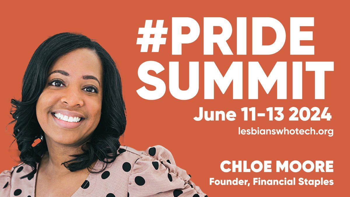 I'm excited to speak at the 5th annual Lesbians Who Tech &amp; Allies Pride Summit!🏳️‍🌈 I hope you can join me on 6/13 at 2PMET to discuss RSUs. Sign up for this virtual, free summit here: ow.ly/UcXx50S7qWc <a href="/lesbiantech/">LWT</a> 
#LWTSummit #PrideSummit #QueerInclusiveBadass