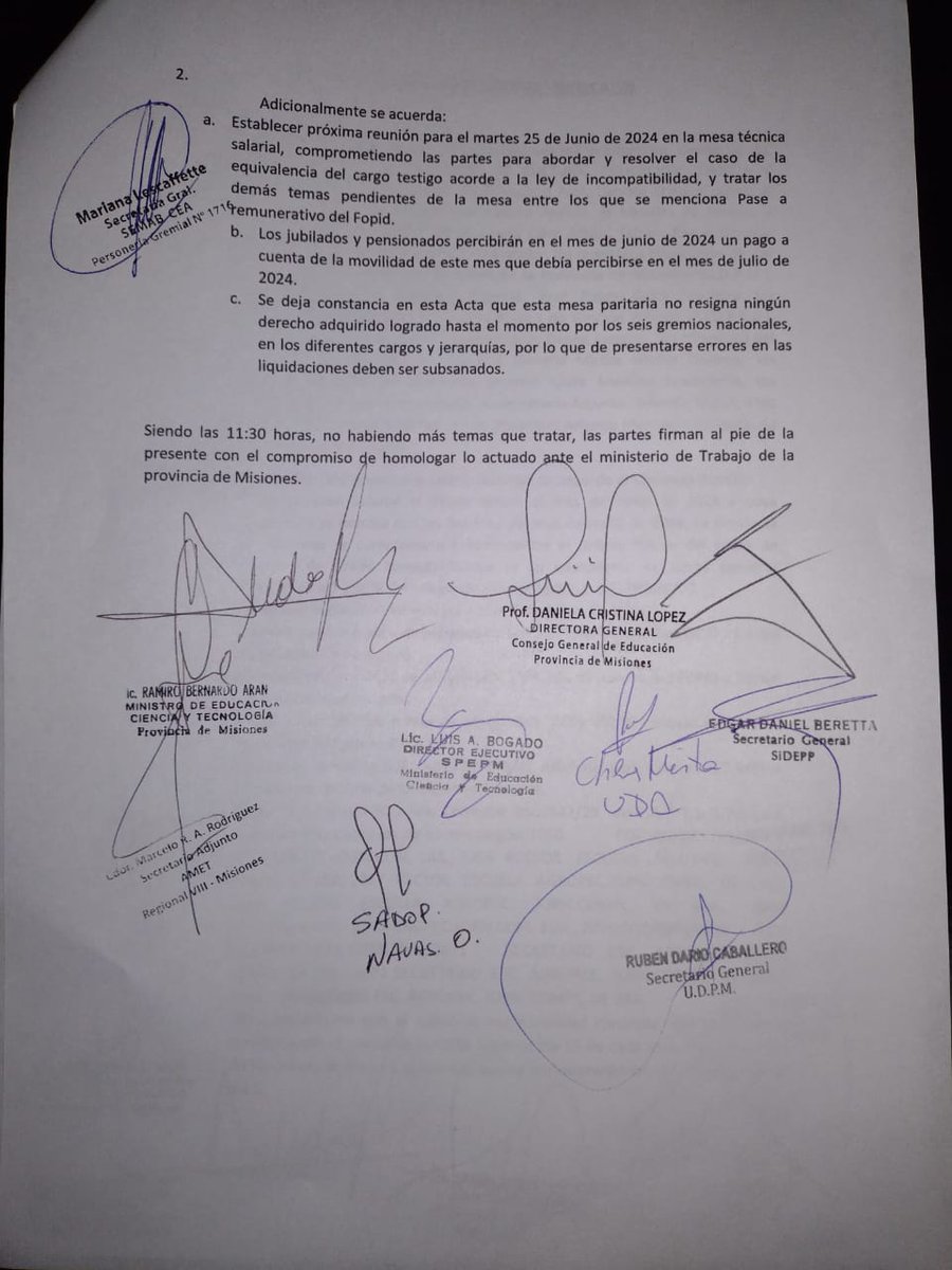 udpm_misiones's tweet photo. Nuevos acuerdos salariales:
Cerramos el semestre con *84,5 %* de incremento al básico y *80%* de incremento al salario inicial,  trabajando, discutiendo y construyendo desde el respeto y la empatía, atendiendo siempre las prioridades en el ámbito de discusión que corresponde. https://t.co/WonI612mUu