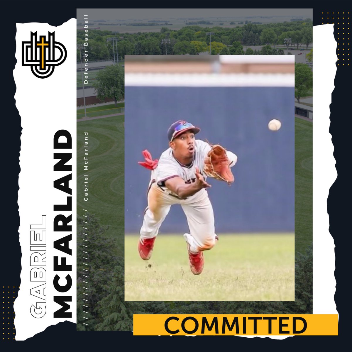 Gabriel McFarland (@gabemcfarland42) on Twitter photo Iâm extremely blessed to announce my commitment to Dordt University. Iâd like to thank God, my family, friends and coaches that have helped me get the opportunity to play at the next level. #DefenderWay <a href="/DordtBaseball/">Dordt Baseball</a> Iâm extremely blessed to announce my commitment to Dordt University. Iâd like to thank God, my family, friends and coaches that have helped me get the opportunity to play at the next level. #DefenderWay <a href="/DordtBaseball/">Dordt Baseball</a>