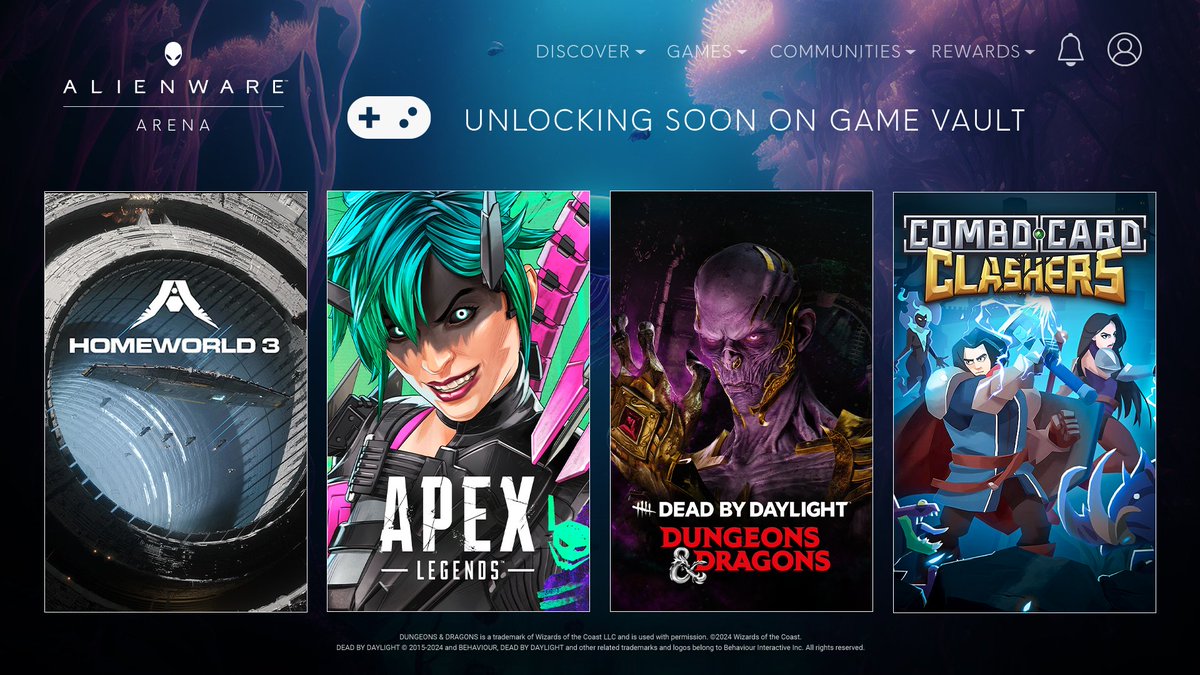 Alienware's tweet photo. New month = new codes 🔥 

We've got incredible game codes and more over at Alienware Arena this month - make sure to swing by https://t.co/QAUtaZZX8z for all the deets! https://t.co/pbIECJNKu5