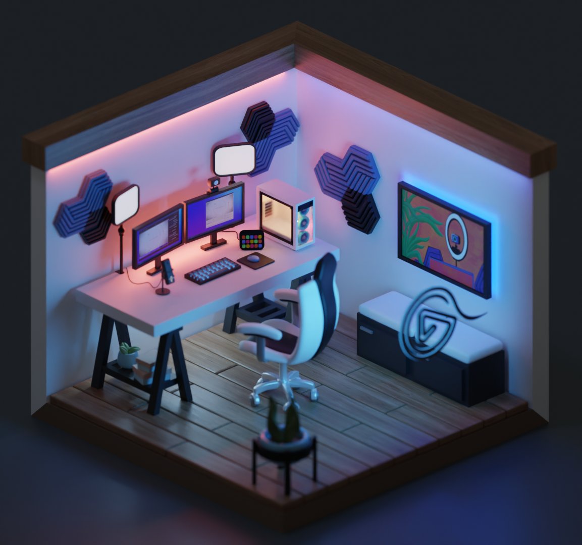 elgatoES's tweet photo. ¿Podéis cuidar este mini setup mientras nos tomamos un café? ☕
🎨: @nicky_blender
#MarteSetup https://t.co/kPMqPGIqjJ