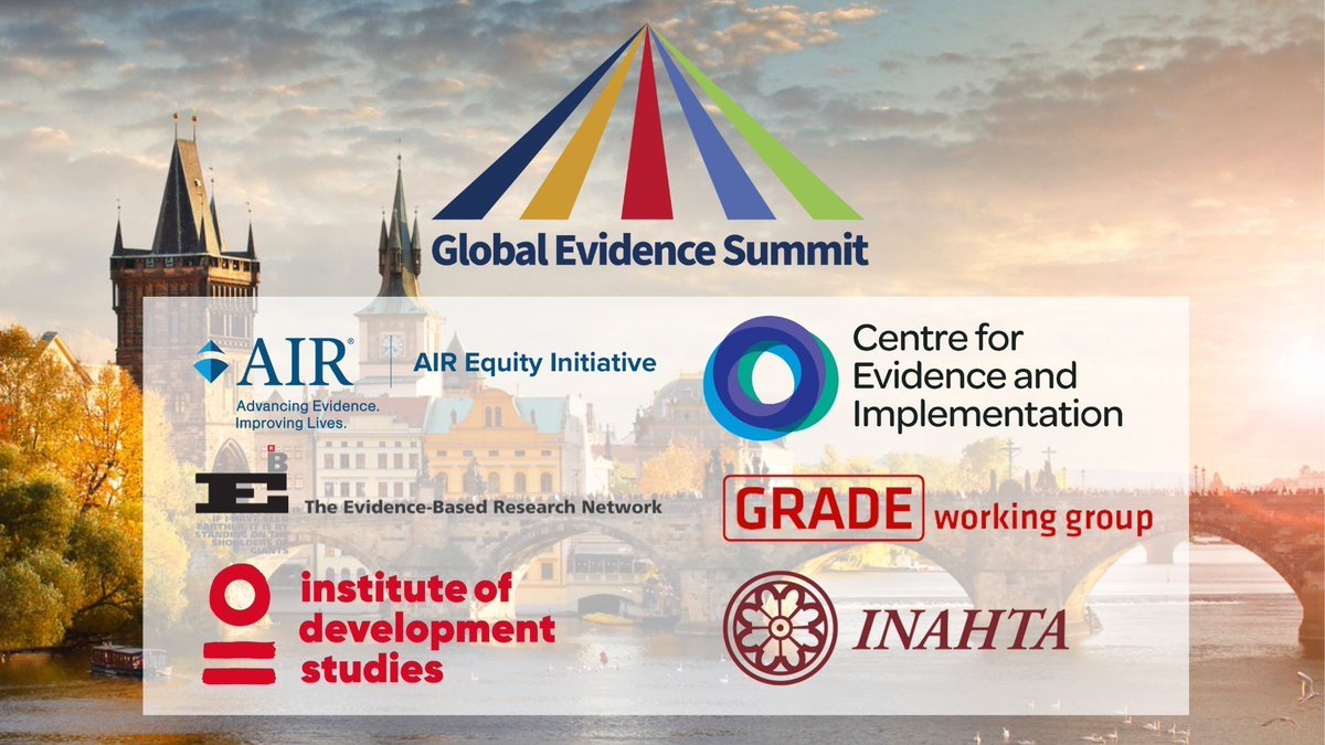 GESummit (@gesummit) on Twitter photo Have you seen the #GES2024 programme yet?
🤓 buff.ly/3UoUJVv
A warm thank you to our incredible Programme Partners: <a href="/AIRInforms/">American Institutes for Research</a> <a href="/CEI_org/">Centre for Evidence and Implementation</a> <a href="/ebrnetwork/">EBRNetwork</a> <a href="/GRADE_WG/">GRADE Working Group</a> <a href="/IDS_UK/">Institute of Development Studies</a> <a href="/INAHTA_Network/">INAHTA</a> Have you seen the #GES2024 programme yet?
🤓 buff.ly/3UoUJVv
A warm thank you to our incredible Programme Partners: <a href="/AIRInforms/">American Institutes for Research</a> <a href="/CEI_org/">Centre for Evidence and Implementation</a> <a href="/ebrnetwork/">EBRNetwork</a> <a href="/GRADE_WG/">GRADE Working Group</a> <a href="/IDS_UK/">Institute of Development Studies</a> <a href="/INAHTA_Network/">INAHTA</a>