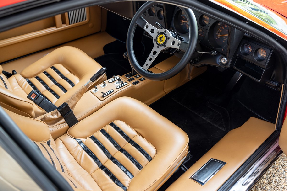Gated flat-12 manual legend, the 1977 Ferrari 512 BB. A testament to Ferrari's engineering prowess, at our Cliveden House Sale on 12 June. bit.ly/3Krhylt #RMSothebys #Ferrari #512BB