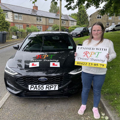 RPTdt's tweet photo. Huge congratulations to Claire Wrigley on passing her driving test this morning at #HalifaxDTC. 
#Drivinglessons #Halifax #Calderdale #safedrivingforlife
https://t.co/Op7UoQGwOe https://t.co/1AKAJsZnpj