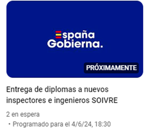 🎓 Sigue en directo, a través de youtube, la entrega de diplomas de la nueva promoción de Inspectores del SOIVRE 🎉youtube.com/watch?v=fHtqkp… Les damos nuestra más sincera enhorabuena!!
#Comercio #oposiciones #salidasprofesionales #comerciointernacional