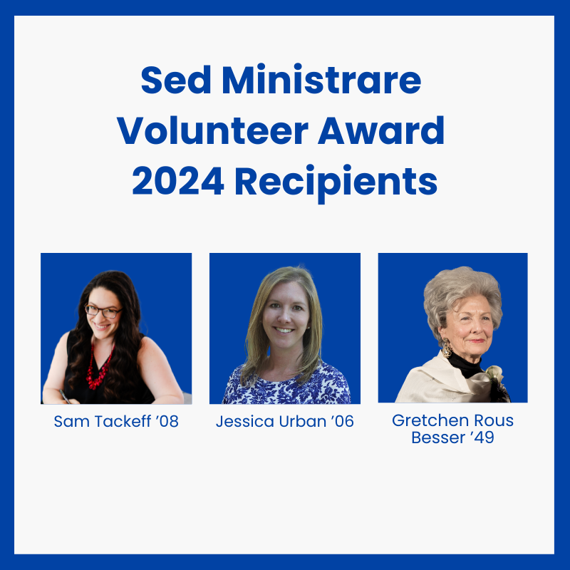 wellesleyalums's tweet photo. The 2024 Sed Ministrare and Stackpole Award recipients were announced at the 144th Annual Meeting of the Alumnae Association during Reunion 2024. Join us in congratulating them again and read more about them and the awards on our website at https://t.co/f6VM7wEIIn! https://t.co/8nYYquuSxW