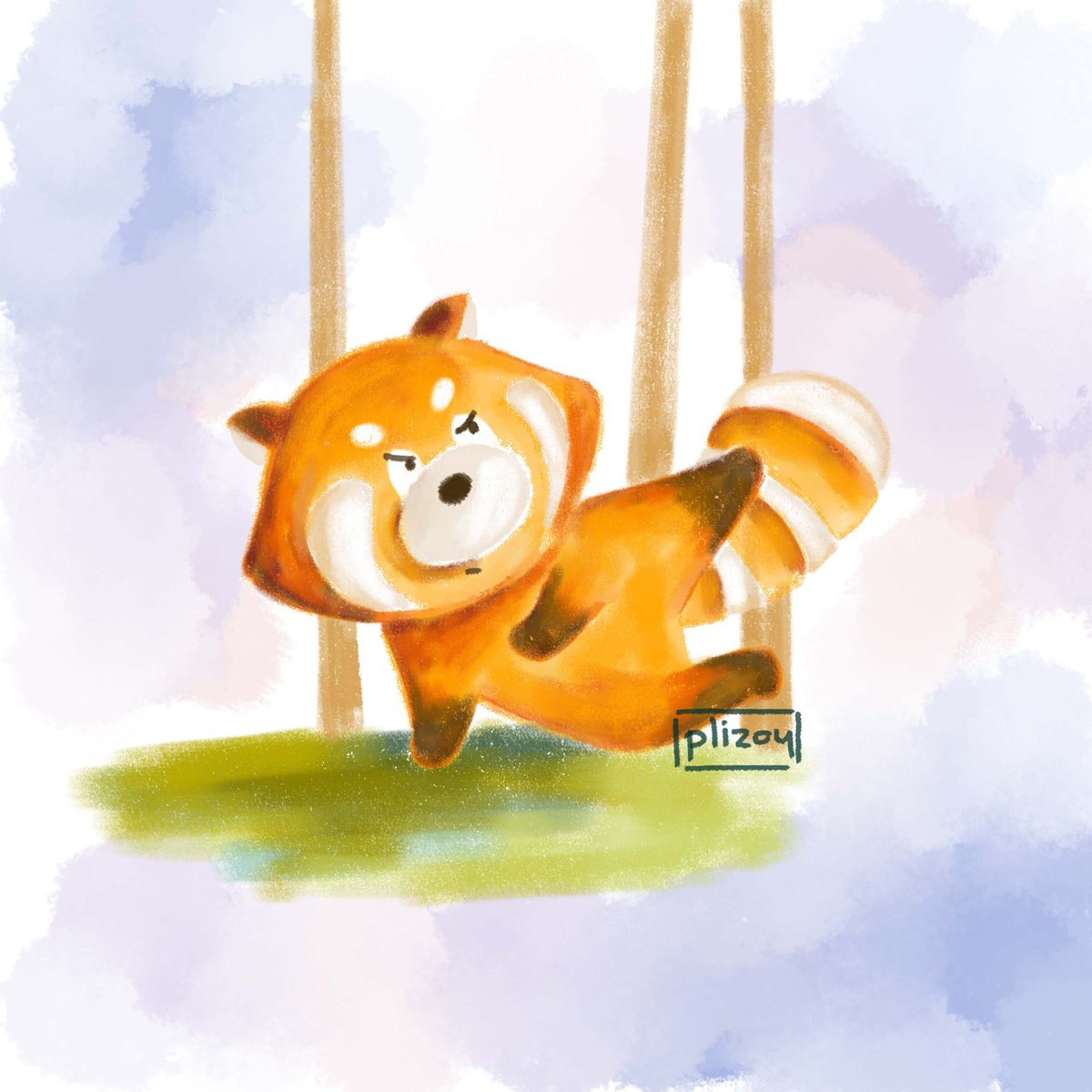 PlizoyDrawing's tweet photo. #thaikidsillustrator #breakdance #watercolors #watercolorillustration #digitalwatercolour #funnycomics #redpanda #funnyillustration #childrensillustration #picturebookart #picturebookart #illustrations #kidlitart https://t.co/ZCnIdThiXT