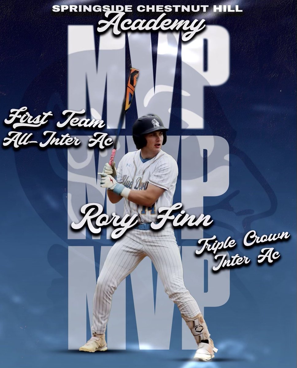 Rory Finn (@roryfinn4) on Twitter photo My senior year season has come to an end. Iβd like to thank all the coaches and players who have been a part of my journey through <a href="/schacademy/">Springside Chestnut Hill Academy</a>. I was also honored with the SCH baseball MVP, and all inter-ac first team while earning the inter-ac triple crown. Season stats below My senior year season has come to an end. Iβd like to thank all the coaches and players who have been a part of my journey through <a href="/schacademy/">Springside Chestnut Hill Academy</a>. I was also honored with the SCH baseball MVP, and all inter-ac first team while earning the inter-ac triple crown. Season stats below