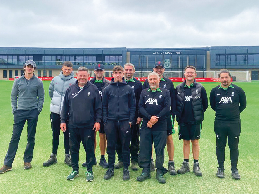 NG_AirFibr's tweet photo. In our efforts to foster young minds, we sent our groundsman Matteo Douillet to LFC for an internship with their grounds team🎉It was a fantastic learning curve! Looking forward to hosting an intern from BRADS, continuing this cycle of shared experiences & skill enhancement https://t.co/vuUmX91wuW
