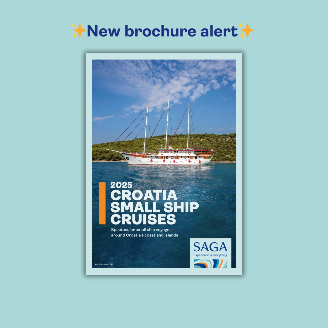 In need of some vitamin sea? 🌊 Explore Croatia's smaller islands and beautiful coastline with our Small Ship Cruises 🐠

Get your 2025 brochure here: ow.ly/sGlI50S44J0

#sagatravel #sagaholidays #sagatours #croatiatravel