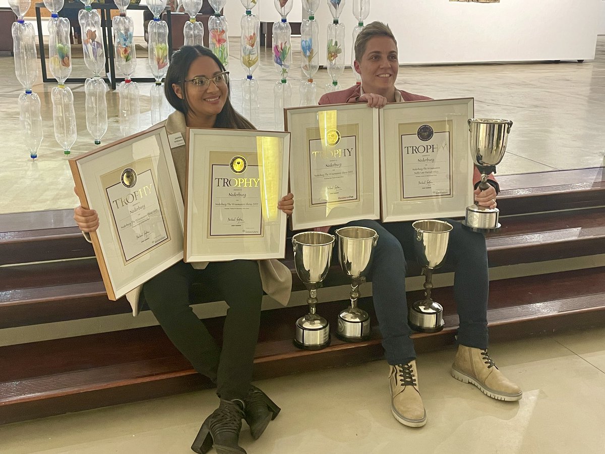 Congrats to <a href="/Nederburg/">Nederburg Wines</a> for 3 Trophies 

🏆 Best Value wine 
🏆 Best Red wine 🍷 
Both For Winemasters Shiraz 2022
🏆 Best Dessert wine 

at the <a href="/trophy_wines/">Trophy Wine Show</a>