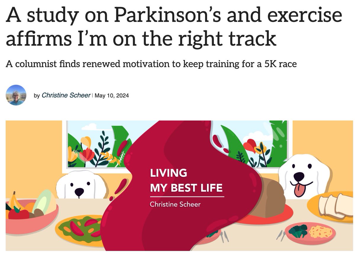theneuroheroes's tweet photo. Articles like this help keep the motivation up all round… this supports the hard work so many are doing to manage their Parkinson’s #parkinsons #pdexercise
https://t.co/bxKG9C3Eqt https://t.co/G9LKWRfy8v