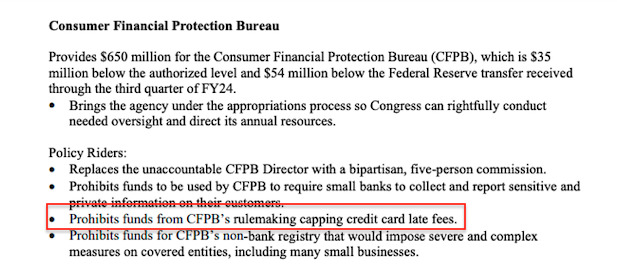 matthewstoller's tweet photo. The House GOP government funding bill makes it harder to file your taxes, enables auto dealers to cheat consumers, raises credit card late fees, and facilitates money laundering and tax evasion. Wheeee!   https://t.co/7aN9WKg1Mo https://t.co/HJrQEHJo6z