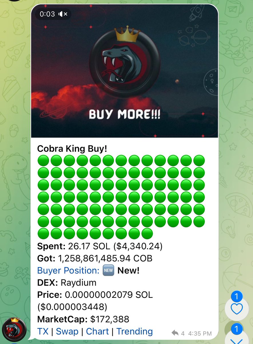 Oh my #COB🚀🚀🚀

CA:

4uJCVLoLqQARTHiroKe45dAtcnrmcdfZgEEf55t1kMSR

Easy 100x from here 🔥🔥🔥