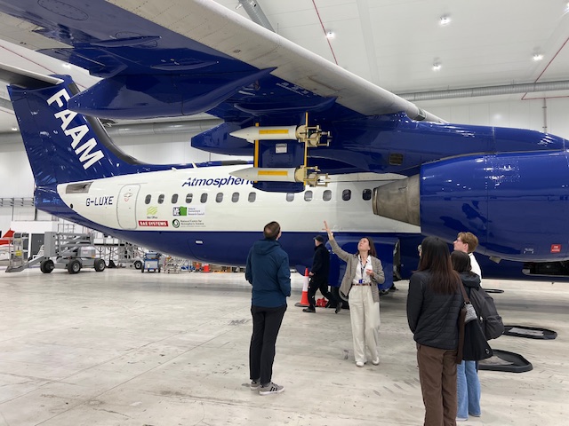 FAAM Airborne Laboratory (@faam146) on Twitter photo MSc students at <a href="/cranfieldaero/">Cranfield Aerospace</a> recently visited for a tour of our research aircraft. Developing and operating an atmospheric research aircraft needs expertise from multiple fields and we're happy to be inspiring the next generation of engineers and scientists ✈️ MSc students at <a href="/cranfieldaero/">Cranfield Aerospace</a> recently visited for a tour of our research aircraft. Developing and operating an atmospheric research aircraft needs expertise from multiple fields and we're happy to be inspiring the next generation of engineers and scientists ✈️