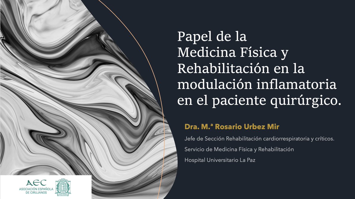 En breve empezamos:
aecirujanos.es/AULA-VIRTUAL-A… <a href="/DraUrbez/">Dra. Rosario Urbez</a>  Hablando de la modulación de la inflamación con #ejerciciofísico <a href="/SORECAR_es/">SORECAR</a> <a href="/SERMEF_es/">SERMEF</a> <a href="/ISPRM/">ISPRM</a> #HospitalLaPaz #physiatry <a href="/ESPRM_/">ESPRM</a>