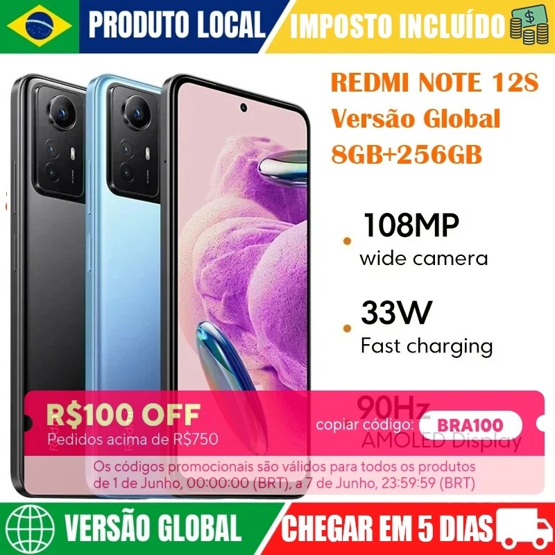 enricodejesussl's tweet image. 🛒 #Xiaomi #Redmi Note 12S 256GB 8GB Ram Versão Global #RedmiNote12S 

🇧🇷 Envio do Brasil 🇧🇷 

💵 R$ 1.039,25 em até 12x sem juros ‼️ 

🔖 Cupom:  VC100

🔗 s.click.aliexpress.com/e/_ms3ydYi

💳 Parcele em até 12x