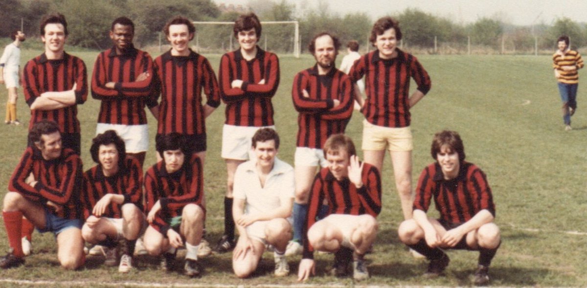 Did you work at EMI Electronics, Hayes, in the early 1980s?  Did you play in the hardware vs software football match?  Can you help name the players in the software team?