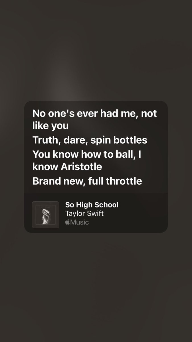 aTSsongaday's tweet photo. 🤍 So High School
Rank: 10/10
Favorite Lyric: https://t.co/TzAWRPSbN6