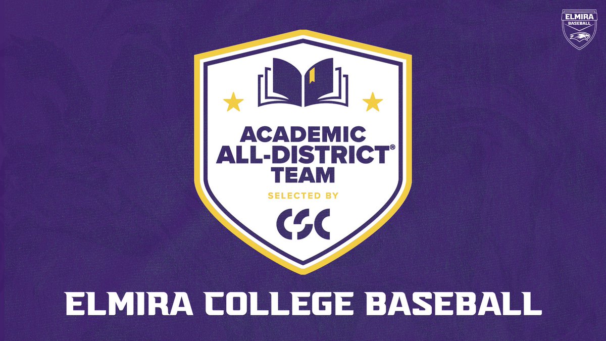 Elmira College Athletics (@ecsoaringeagles) on Twitter photo Baseball (<a href="/ElmiraBaseball/">Elmira Baseball</a>) Sees Four Earn College Sports Communicators® Academic All-District Recognition.
📰: bit.ly/3V5ymTX Baseball (<a href="/ElmiraBaseball/">Elmira Baseball</a>) Sees Four Earn College Sports Communicators® Academic All-District Recognition.
📰: bit.ly/3V5ymTX
