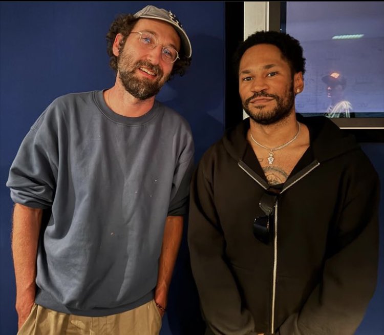 Dftunk's tweet photo. Thomas at last nights 5555 screening with KAYTRANADA posted by Ed banger https://t.co/YicUmR0ufo