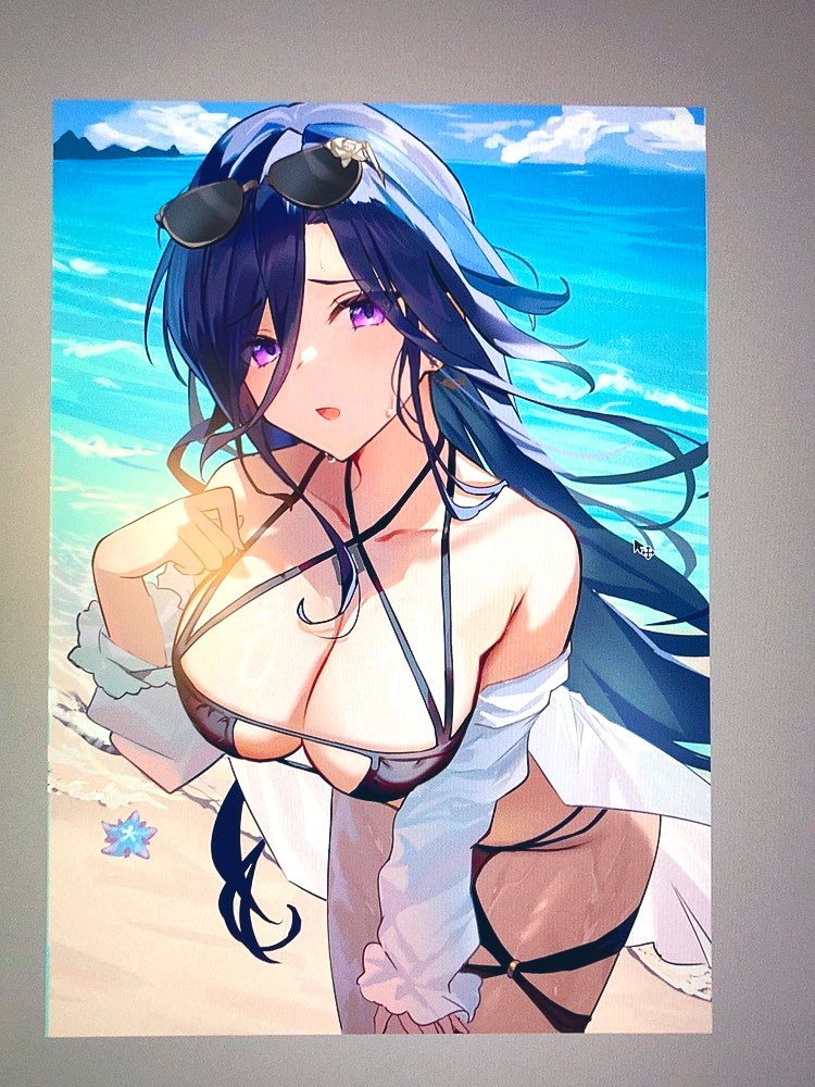 【WIP】
目標:慣れない水着姿を着て「似合ってるか…?」と照れながら聞くクロリンデ♡
運良くラフ1つでバシッと決まった構図になりました🥰
そして、髪の毛を解いた姿にしたせいで、長さを確認するのがすっっごく大変でした!
何度動画を見ても長い横毛の行方が難しい!💦