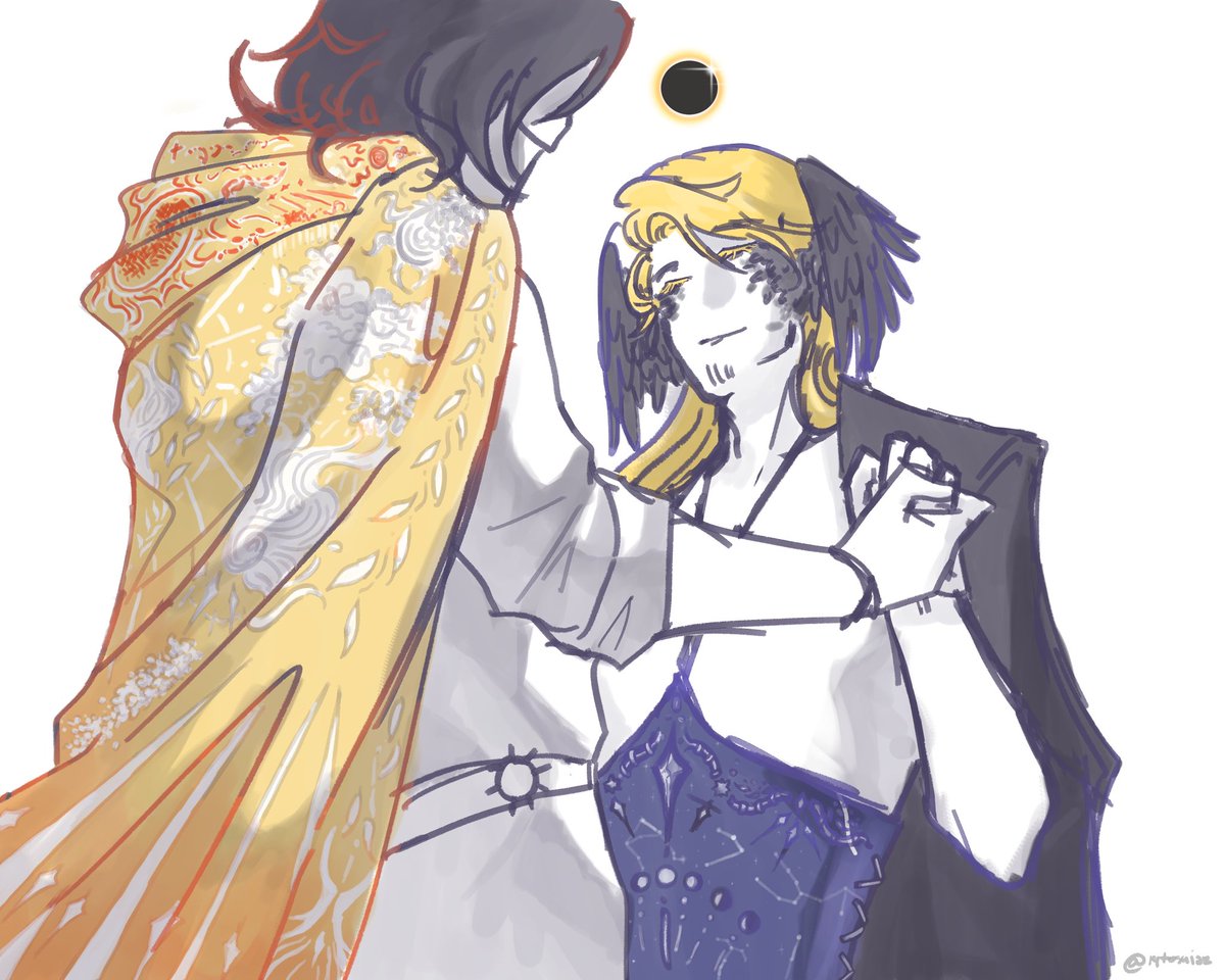 19tosuiaz's tweet image. Hold ur hands in mine

And dance until we part away again

#deathduo #philzafanart #Missasinfoniafanart